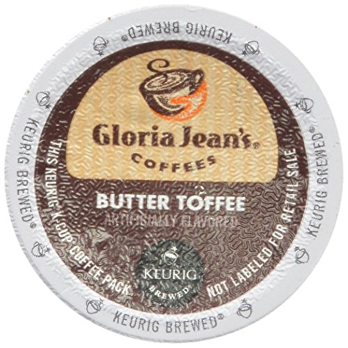 Gloria Jean's Butter Toffee, K-Cup for Keurig Brewers, 24 Count (Pack of 2) - //coolthings.us