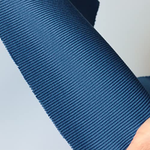 Image of TinaKim Ribbing Knit Fabric for Waistbands, Collars & Cuffs, Blue 14