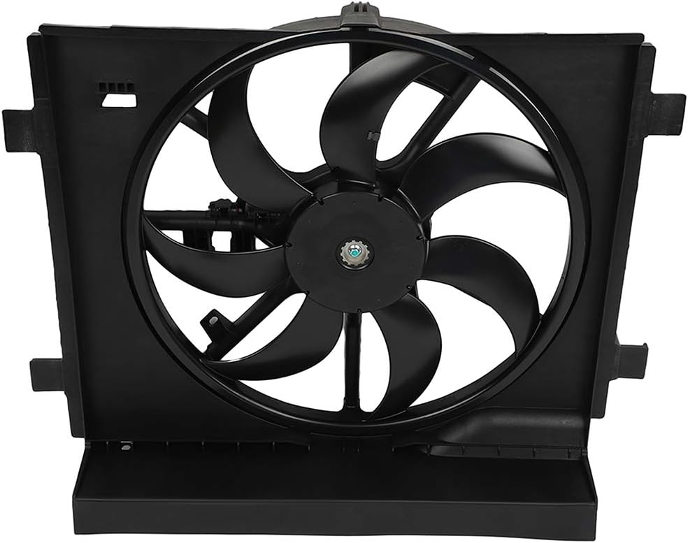 SCITOO Engine Cooling Fan Assembly, Compatible with 2017-2018 for Nissan for Sentra 1.6L 2013-2018 for Nissan for Sentra 1.8L, Car Replacement Engine Fans, Radiator Cooling Fans