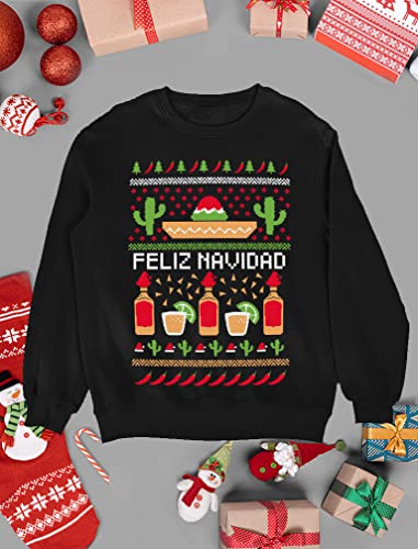 Tstars Feliz Navidad Sweatshirt Men Mexican Ugly Christmas Sweater Style Sweatshirts4