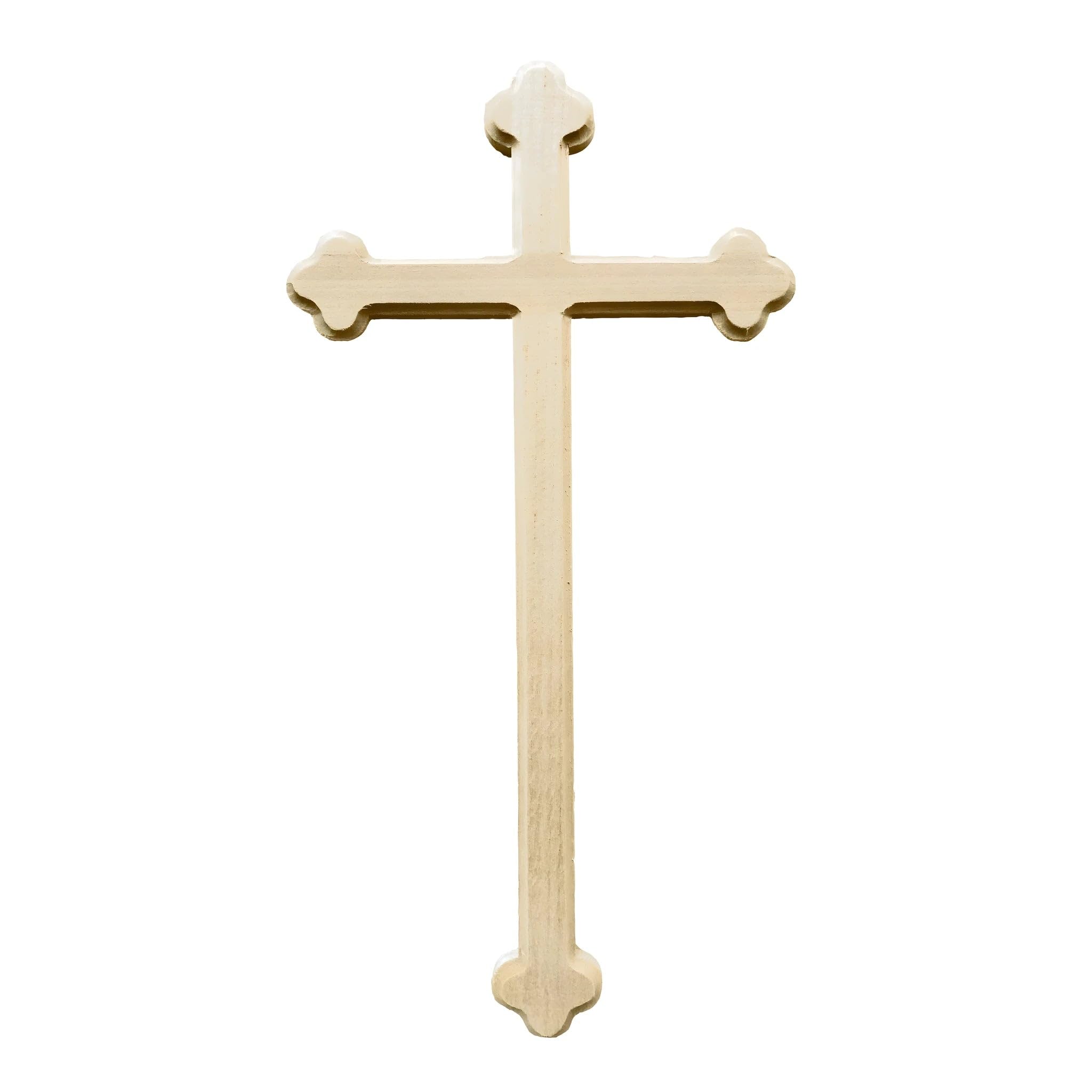 Dolfi św. Damiano drewniany 40 cm, ręcznie malowane drewno w Val Gardena | Święta statua oddania