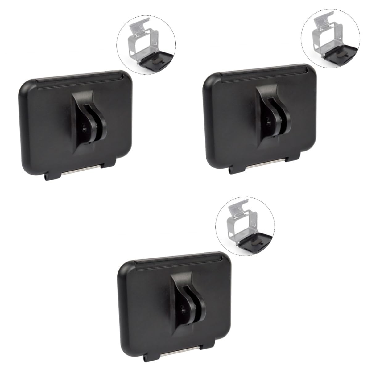 OSALADI 3pezzi Custodia Protettiva Per Shell Frame Con Porta Posteriore Accessori Per Fotocamera Leggeri e Compatti Design Sottile e Resistente Ai Graffi