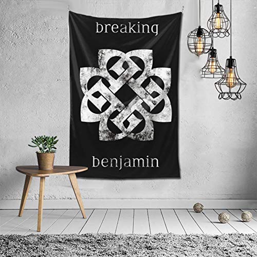 Cleener Breaking Benjamin Tapestry Wall Hanging for Living Room Bedroom,Home Tapestry Wall Banner Painting Posters 60 X 40 Inches