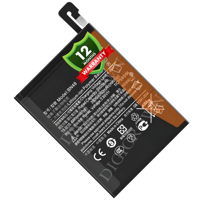 Image of Original BN48 Battery Compatible for Xiaomi Redmi Note 6 Pro - (4000mAh) - 1 Year Warranty DF7