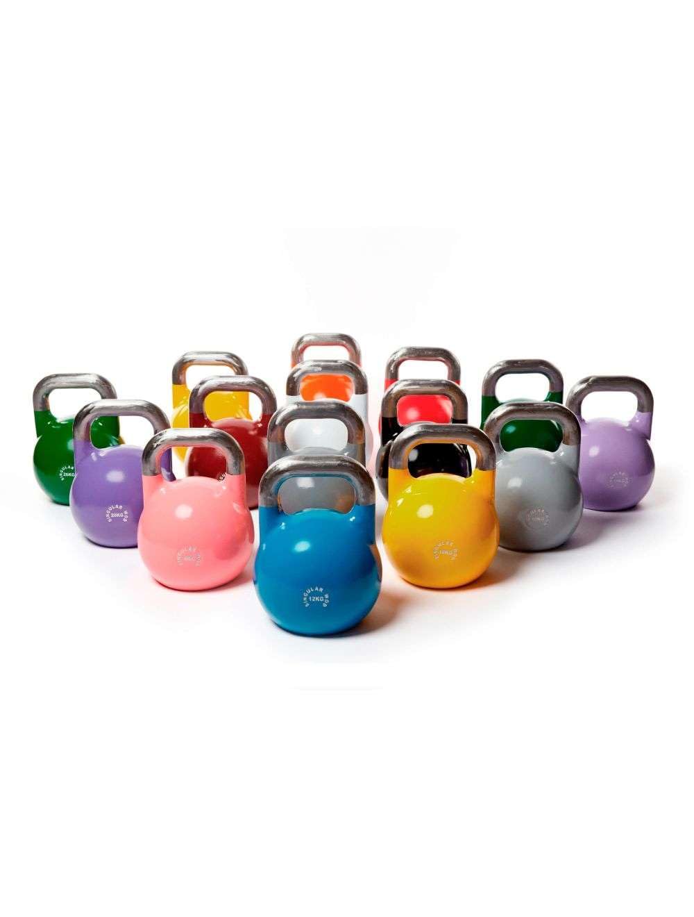 Competition Kettlebell SINGULARWOD – Pesa rusa de competición para crosstraining y fitness. Ideal para swings, snatch, clean, press y entrenamientos en casa o gimnasio.