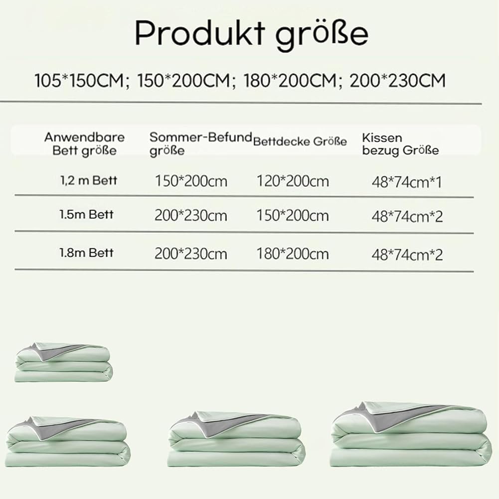 Anfaru Eisdecke Seide, Magic Splashy Bettdecke, 2in1 Doppelseitige Chill Comfort Schlafdecke, Double-Sided Summer Sleeping Blanket für Erwachsene und Kinder (Blau,150 * 200 cm)