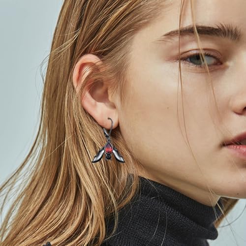 Goth Earrings for Women 925 Sterling Silver Gothic Earrings Punk Halloween Jewelry Christmas Gifts for Women3