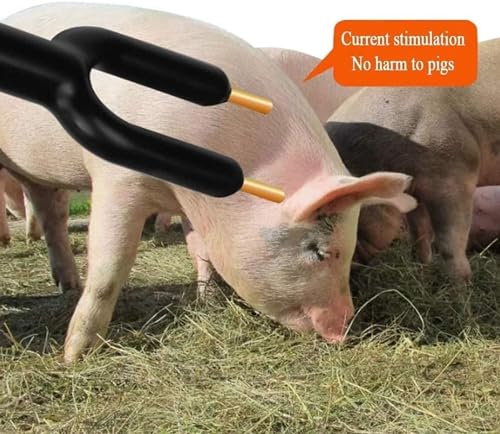 ZYREHAW Elektrischer Viehtreiber Wasserdichter Viehtreiberstab, Elektroschocker, Elektroschocker Pistole Viehtreiber, Elektroschocker Selbstverteidigung Für Kuh Schwein Ziegen Hund 75cm