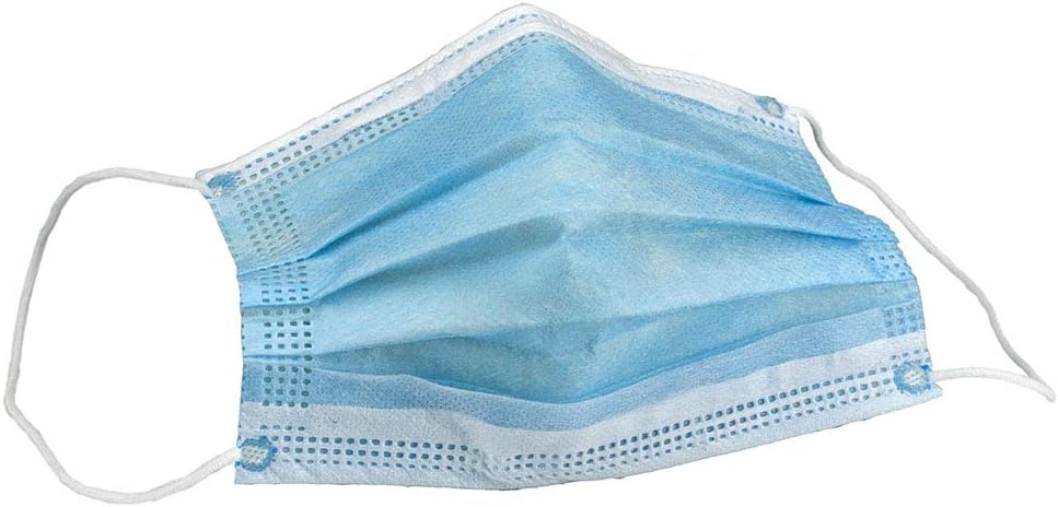 Strapit Surgimask Face Masks, 3 Ply Disposable With Ear Loops, Astm Level 2, Box Of 50