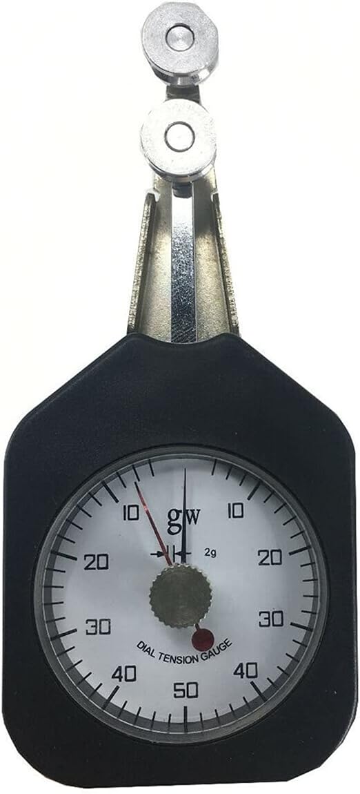 Digital Force Gauge, Handheld Yarn Tension Meter Gauge Dynamometer with Precision Bearings Range 50 to 4 to 50 Gw