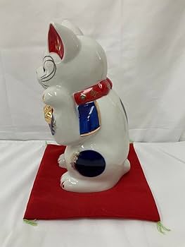 【未使用】 薬師窯 招き猫 染錦 福鈴 縁起物 9号 座布団付 Amazon.co.jp: 薬師窯 染錦 福鈴 招き猫9号 7751-S : ホーム