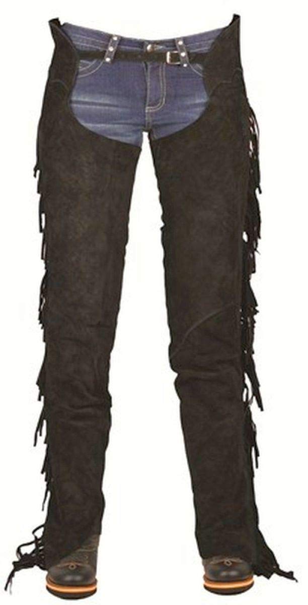 HKM SPORTS EQUIPMENT Showchaps mit Fransen 2200 Pantaloni Unisex Adulto