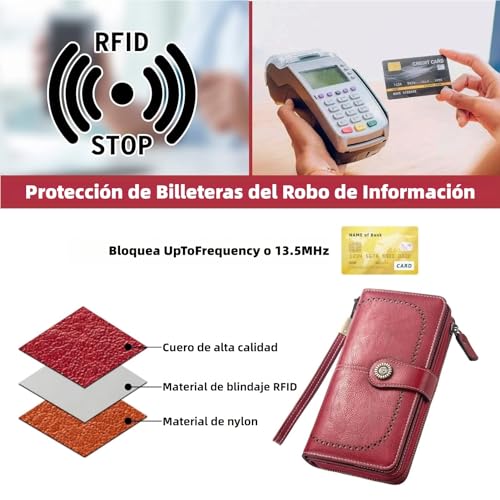 Listado de Carteras para Mujer , tabla con los diez mejores. 3 Carteras para Mujer marca Shoonlo (3)