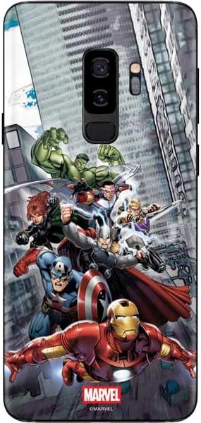 Skinit Decal Phone Skin Compatible with Galaxy S9 Plus - Officially Licensed Marvel Avengers Assembled Design