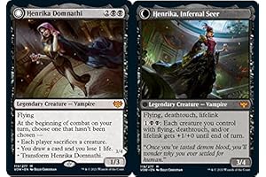 Magic: the Gathering - Henrika Domnathi // Henrika, Infernal Seer (119) - Innistrad: Crimson Vow