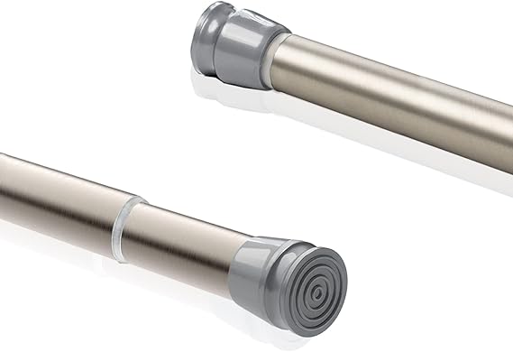 Asta Per Tenda Doccia Estensibile In Acciaio Inox 75-249 Cm - Telescopica Senza Trapano Per Bagno, Finestra O Armadio