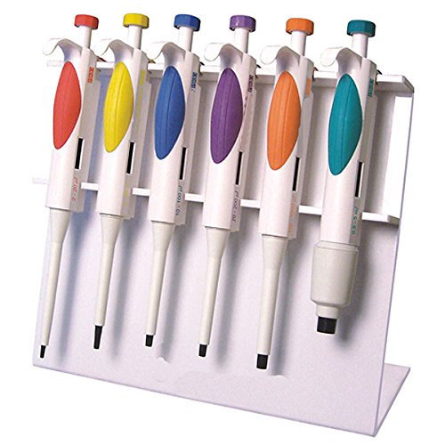 Globe Scientific 33106 Pipette Stand for Diamond Pipettes, Acrylic, 6