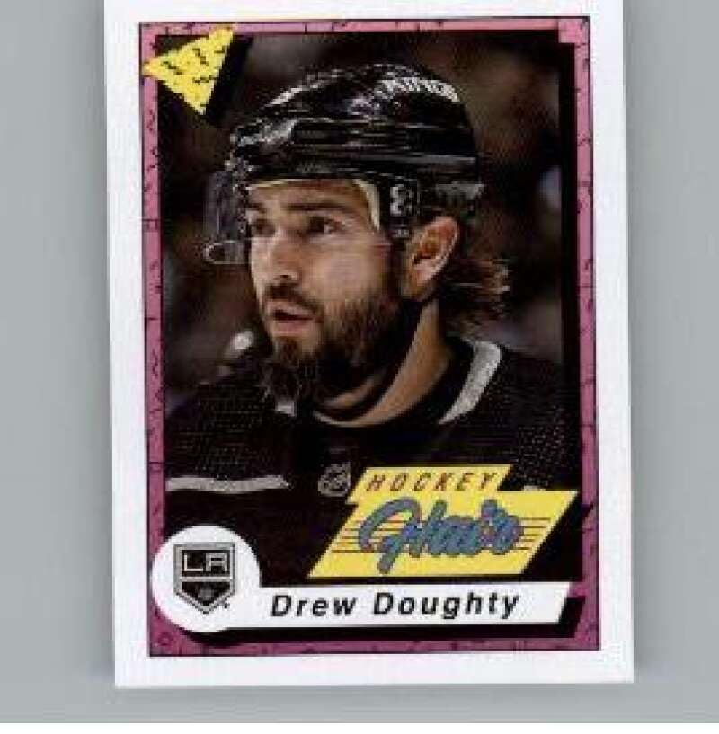 2023-24 Topps NHL Stickers #668 Drew Doughty Hockey Hair Mini Thin NHL Sticker Card