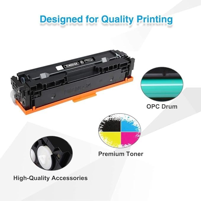Set Toner Compatibile V4INK 215A W2310A Per HP Color Pro M155 M182nw M183fw, 4 Colori Con Chip