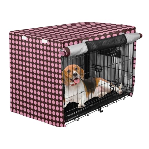 Housse de cage pour chien en maille résistante marron pâle - 3