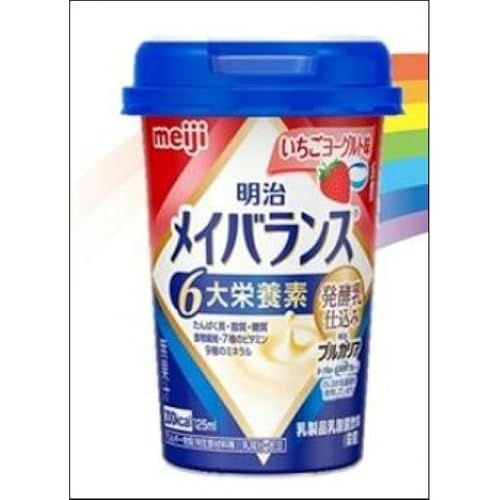明治メイバランス Miniカップ 125mlカップ×12本(いちごヨーグルト味)