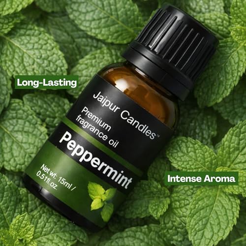 Image of Fragrance Oil | 15 ml | Aroma Oil for Home Fragrance | Best for Aromatherapy | Use in Diffusers, Candles, Air Fresheners (15ML, Peppermint)