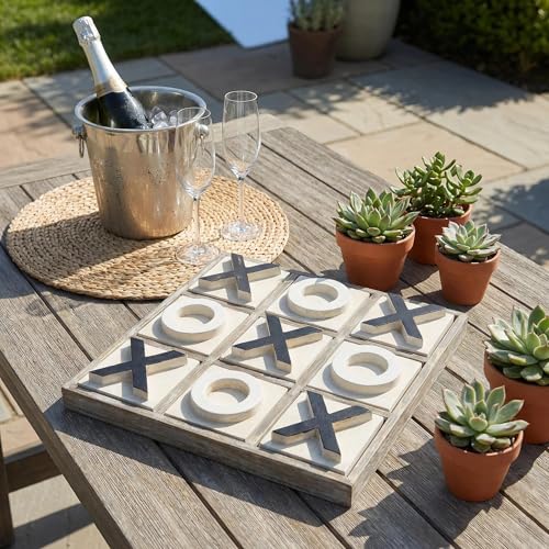 Juego de Mesa Tic Tac Toe de Madera 12.6" miniatura 6