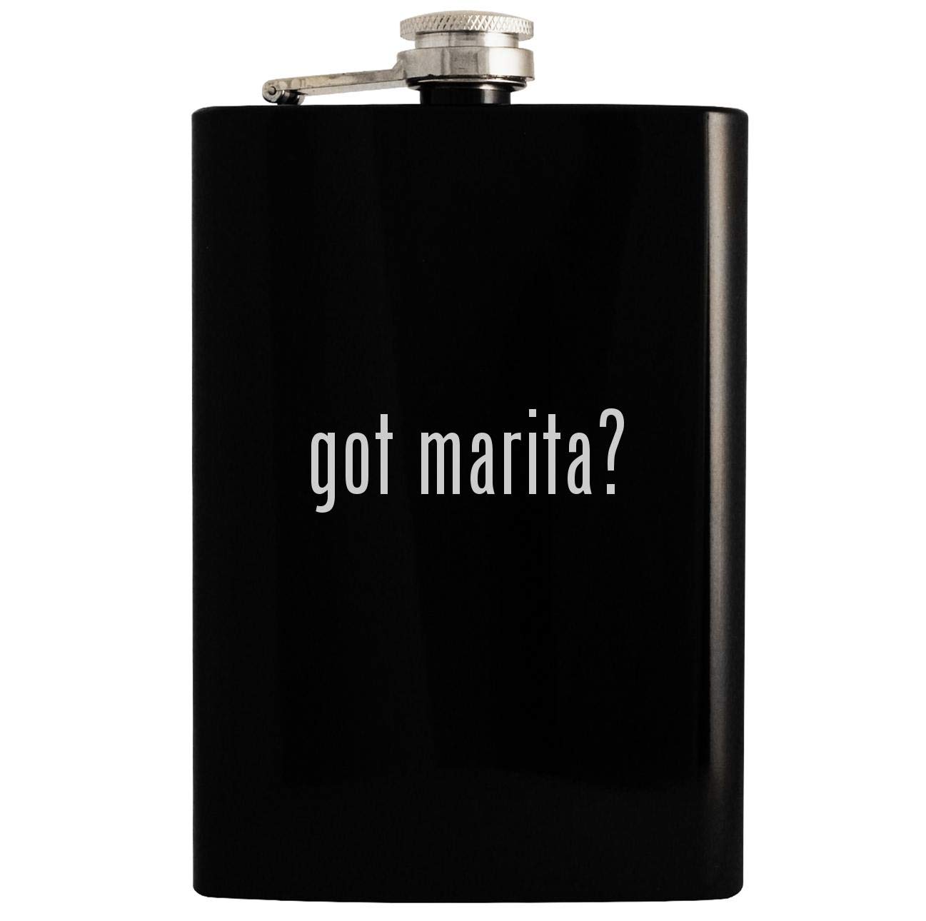 got marita? - 8oz Hip Drinking Alcohol Flask, Black