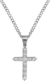 Cross Necklace for Women, Gothic Catholic Christian Costume Accessories Jewelry