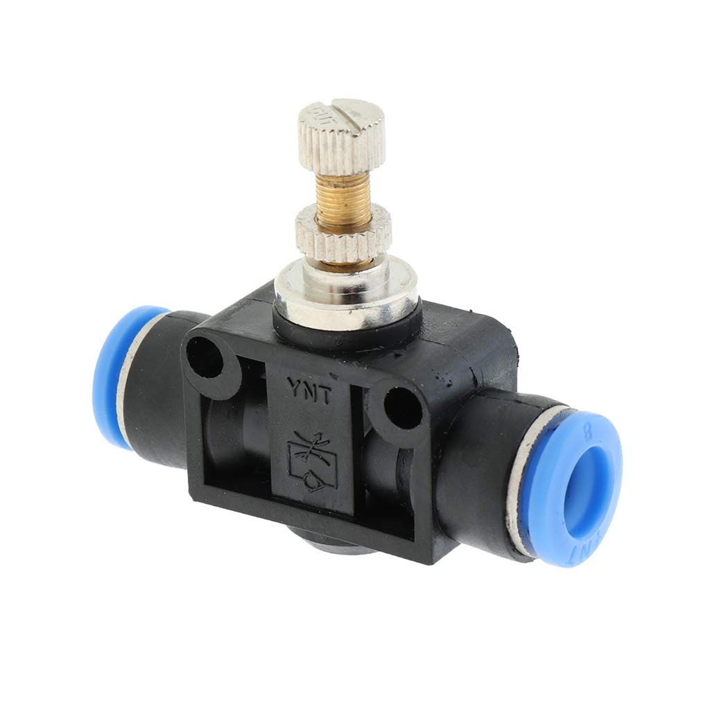 freneci Limiteur De Débit d'air des Contrôleurs De Vitesse pour Les Cylindres Et Le - 8mm