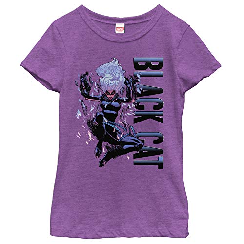 Marvel Girl's Black Cat Falls T-Shirt