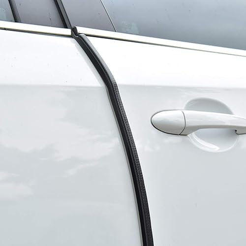 Miniatura 2 de Garneck Protectores de borde de puerta de automóvil de goma en forma de U, protector de tiras de sellado de borde de puerta de automóvil para
