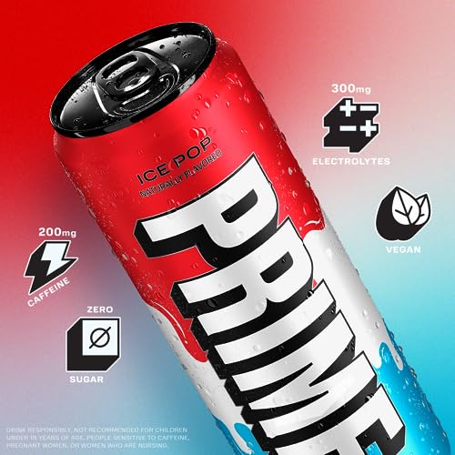Prime Hydration Prime Energy Ice Pop | Zero Sugar Energy Drink thumb #3