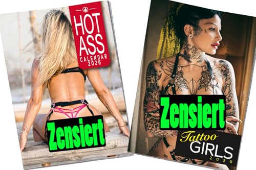 Kalender Set 2026 – Erotik & Pin-up Edition | 2× Wandkalender mit sinnlichen Monatsmotiven | Geschenkidee (Set-Nr.31)