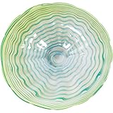 Dale Tiffany AW13228-D9 Waterfront Hand Blown Art Glass Wall Art Decor, 9-Inch