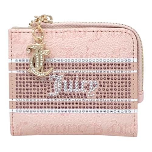 Juicy Couture Women's L Zip Card Case Wallet (Fashion Statement Powder Blush)