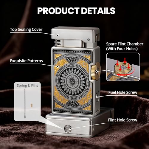 Encendedor Vintage de Kerosene con Diseño Único miniatura 3