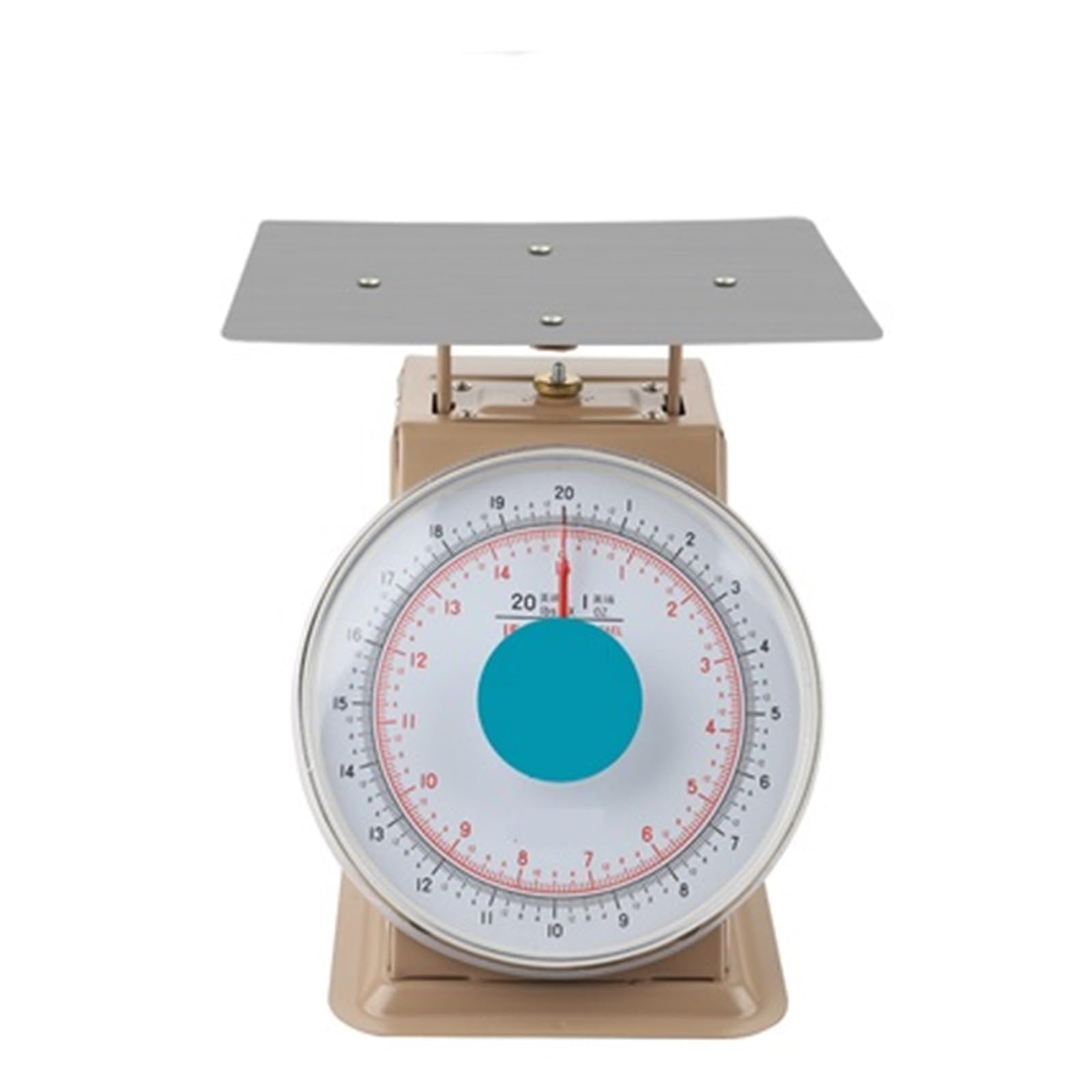 Waga Kuchenna Wagi Sprężynowe Mechaniczna Waga Płytkowa Waży (Color : 30 Jin 40 pounds)