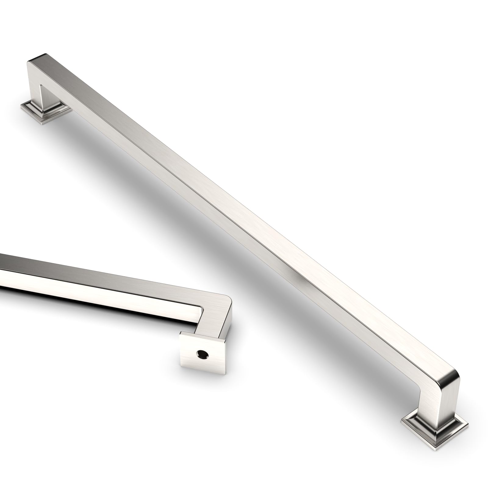 Asidrama 10 Pack 10 Inch(256mm) Brushed Satin Nickel Cabinet Pulls Cabinet Handles Cupboard Handles Kitchen Cabinet Hardware for Cupboard Drawer Pulls โ image 1