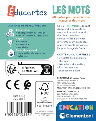 Éducartes : Les mots Clementoni Jeux - vue 4