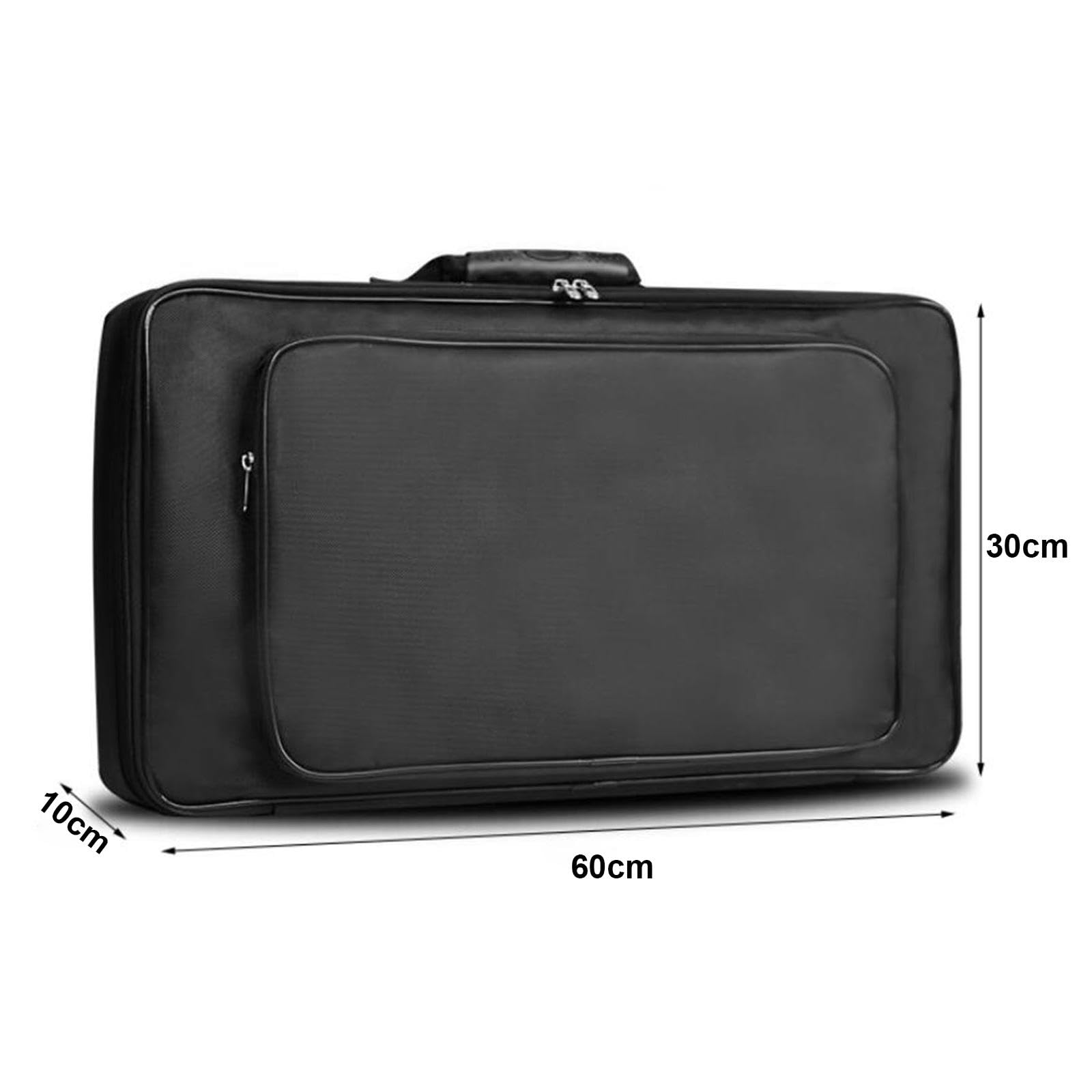 rockible Gitarren Pedalboard Tragetasche, Große Kapazität Guitar Pedal Board Bag Wasserdicht, Gitarren Pedal Tasche Verschleißfest, Guitar Effect Pedal Storage Bag 60x30x10cm
