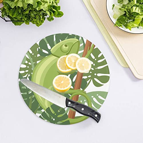 Planche à découper de cuisine Caméléon Vert de 20 cm