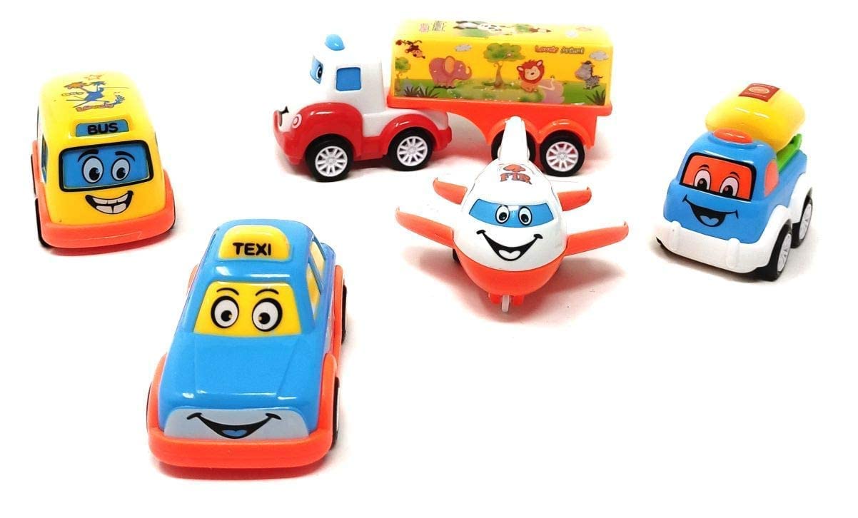 VISIONARY Unbreakable Pull Back Vehicles| Push and Go Crawling Toy for Kids & Children, Power Friction Cars for 3+ Years Old Boys|Girls,Plastic (Fun Autos Big 5 PCS Set) (B0BJ94T7KM) Amazon Price History, Amazon Price Tracker
