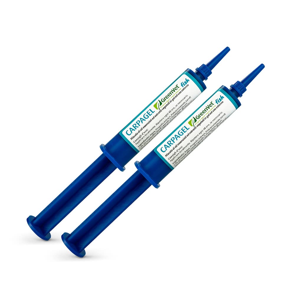 Gel Veterinario CARPAGEL Per Pesci E Carpe - Con Calendula E Tea Tree | 2x15ml | Green Vet - Foto 4