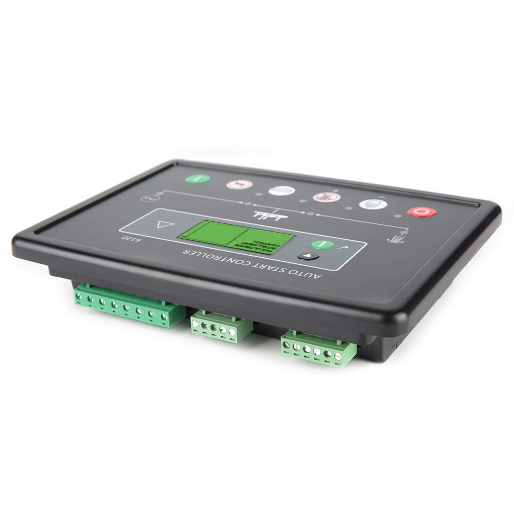 Cryfokt DSE6120 Generator-Steuermodul, LCD-Bedienfeld mit 3-Phasen-Generator- und Netzerkennung, CAN-MPU-Drehzahlmessung des Generators, 0 Bis 10 V 4 Bis 20 MA Öldruckgeber