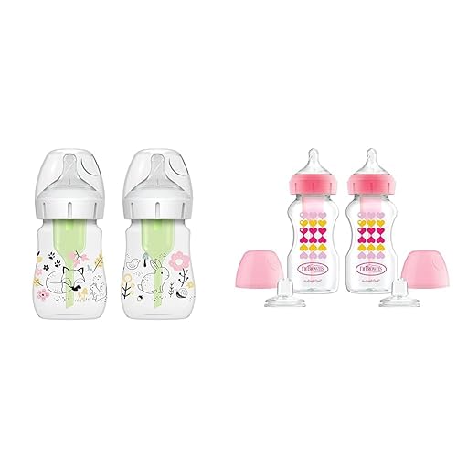 Miniatura 1 de Dr. Brown's Natural Flow Anti-Colic Options+ Biberón de cuello ancho Edición de diseñador Botellas y Natural Flow Anti-Colic Options+ Kit de inicio