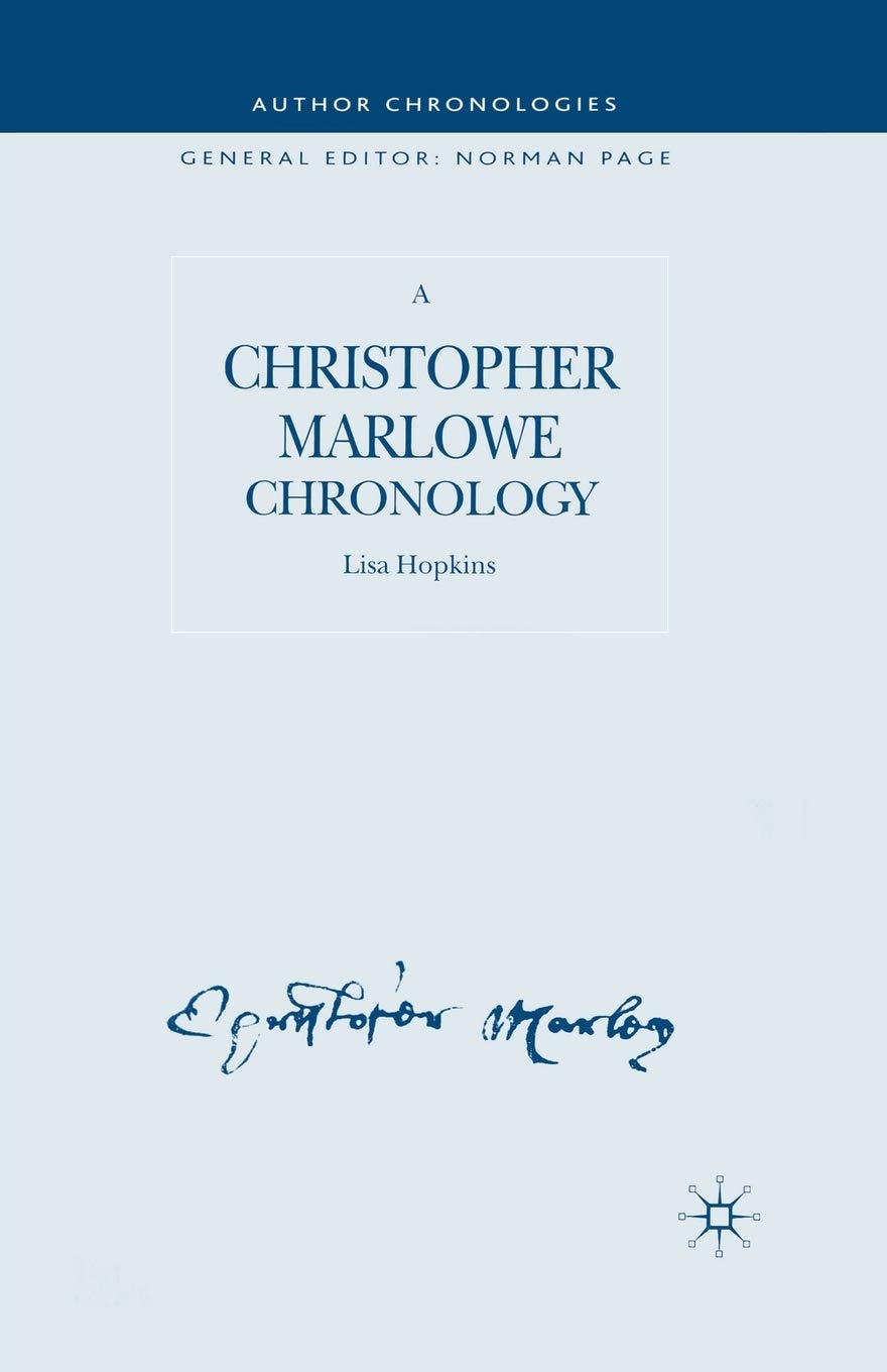 A Christopher Marlowe Chronology