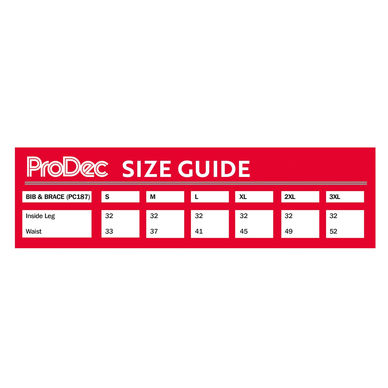 ProDec 100% Cotton Drill, Multi-Pocket Decorator's Bib and Brace