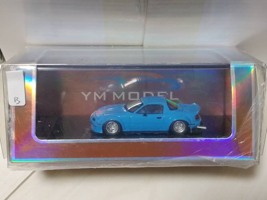 Amazon | YM Model 1/64 マツダ ロードスター NA 水色 リトラ