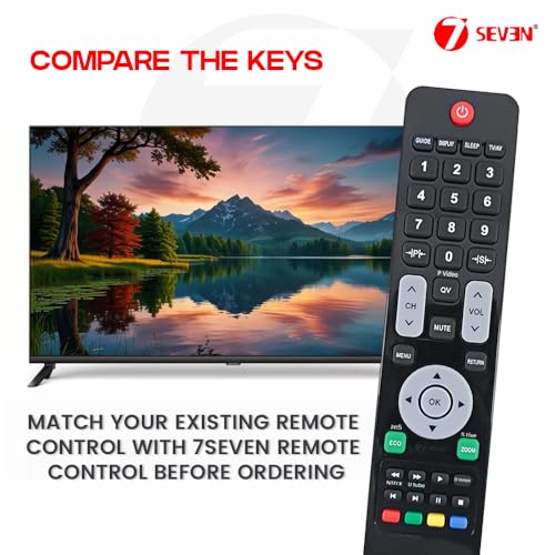 Image of 7SEVEN Compatible for Sansui Tv Remote Suitable for Any LCD LED Smart Android 4K Sansui Television Remote Control - Universal Remote for Sansui tv with OTT Hotkeys